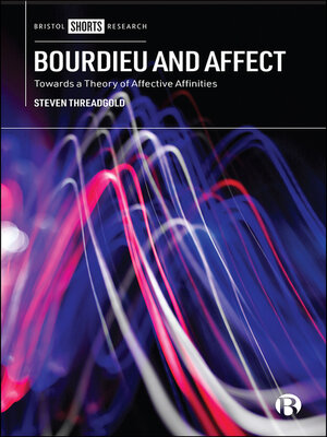 cover image of Bourdieu and Affect